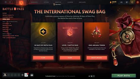How to claim The International 2022 Swag Bag in Dota 2 .
